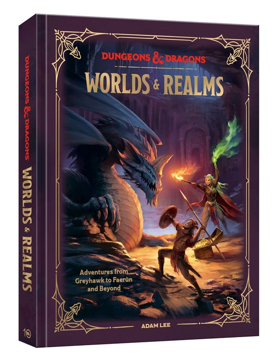 Dungeons & Dragons- Dungeons & Dragons Worlds & Realms by Adam Lee