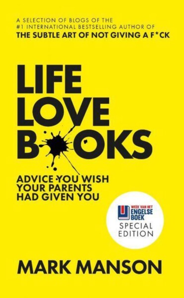 Life Love Books by Mark Manson te koop op hetbookcafe.nl