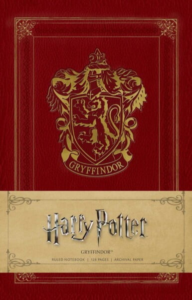 Harry Potter - Gryffindor Ruled Notebook by Insight Editions te koop op hetbookcafe.nl