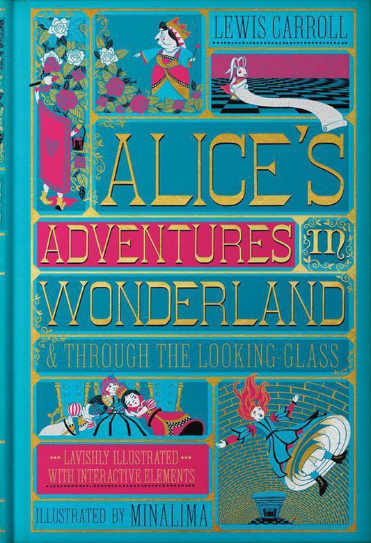Alice's Adventures in Wonderland Illustrated with Interactive Elements  Through the LookingGlass Harper Design Classics by Lewis Carroll