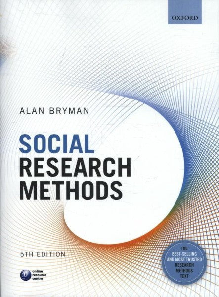 Social Research Methods by Alan Bryman te koop op hetbookcafe.nl