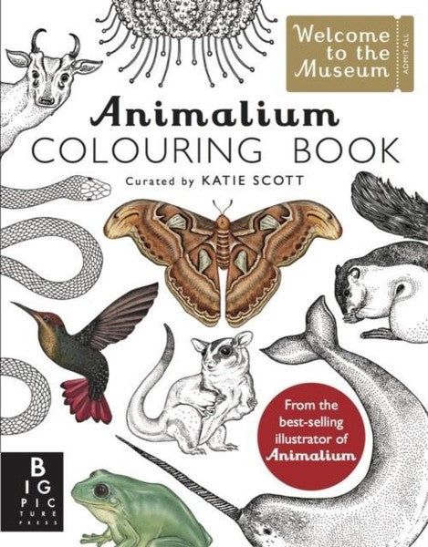 Animalium Colouring Book by Kate Baker te koop op hetbookcafe.nl